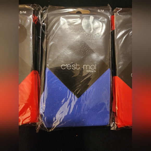 New C'est Moi Solid Tights Differen Colour Size S-M (pack of 5) - Picture 4 of 6
